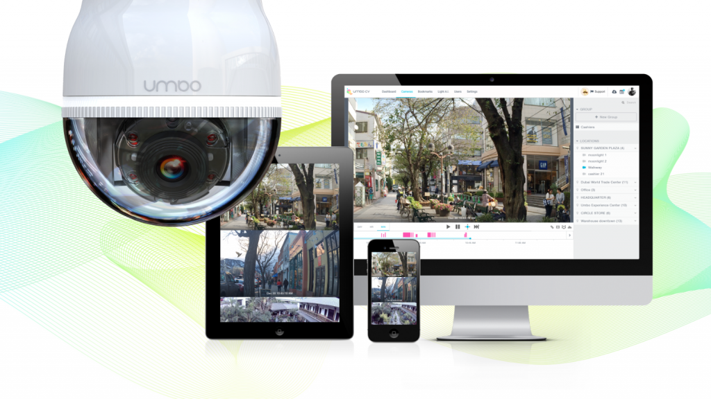 Umbo CV 整合軟硬體，推出智能監控攝影機 Umbo SmartDome，搭配能自我學習的雲端影像辨識軟體 Aqua SmartCloud