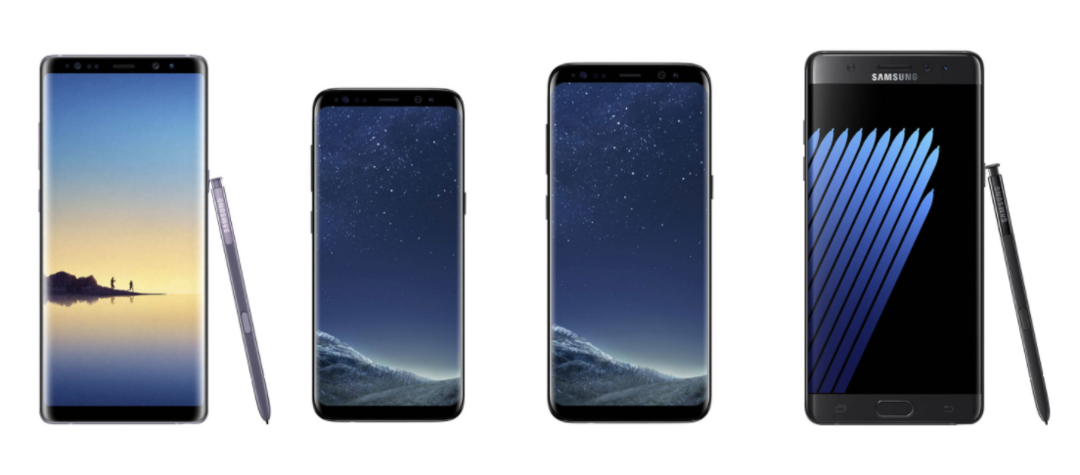 （Galaxy Note8、S8、S8+、Note7）