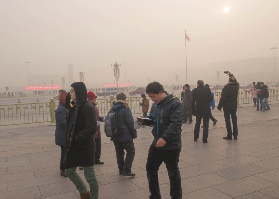 中國空污問題十分嚴重。（圖／翻攝自flickr）