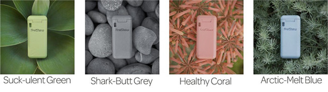  FinalStraw 的「Sexy case」擁有許多顏色可以選擇。