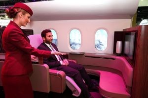 卡達航空商務艙機上娛樂