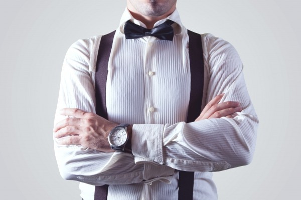 businessman-wearing-bow-tie-and-suspenders