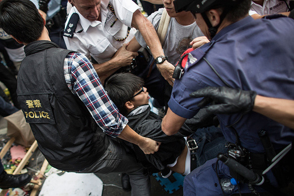 Police Continue Efforts To Clear Hong Kong Protest Sites