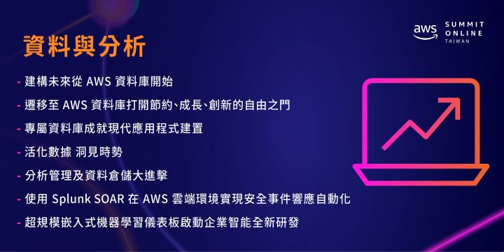 2021 AWS 台灣雲端高峰會-資料與分析