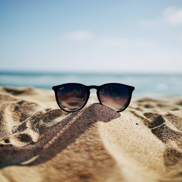 sunglasses at the beach