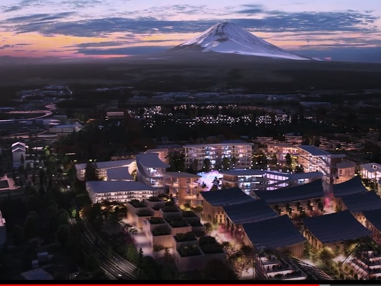 富士山腳動土造「網城」，日本豐田實驗都市結合自駕與AI。