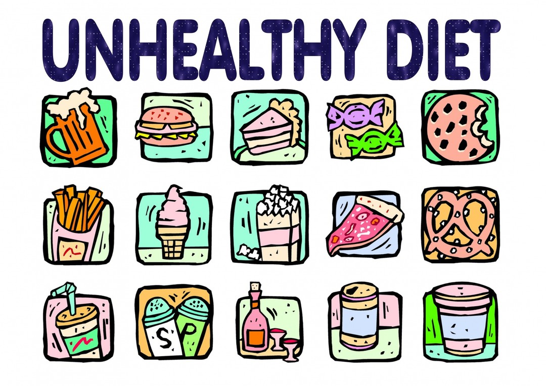 educational-unhealthy-diet-poster