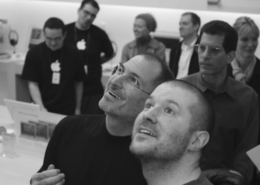 Steve Jobs and Jonathan Ive