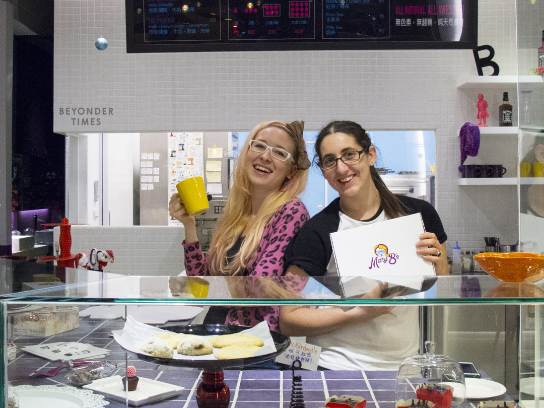 Mary & Rachel 共創了 Mary B's，台南第一間杯子蛋糕店。