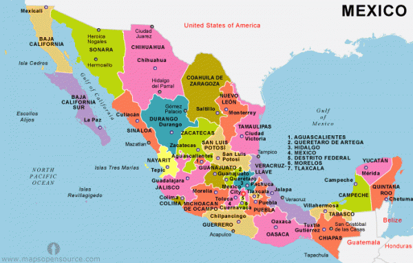 mexico-political-map-600x383