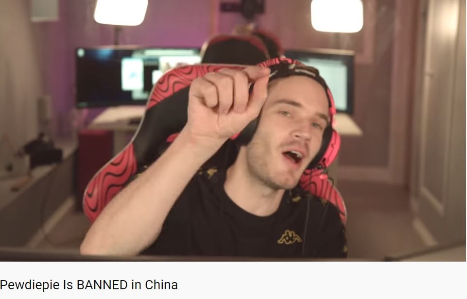 Pewdiepie Is BANNED in China