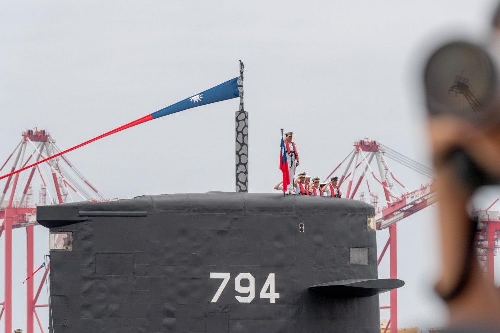 海虎潛艦，總統出席潛艦國造廠區動土典禮。