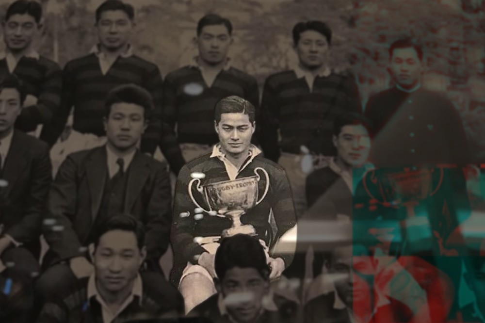出生於台北的柯子彰，到日本成為橄欖球之星。