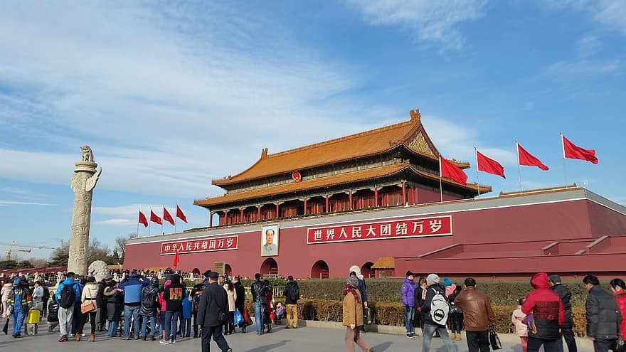 北京的天安門廣場