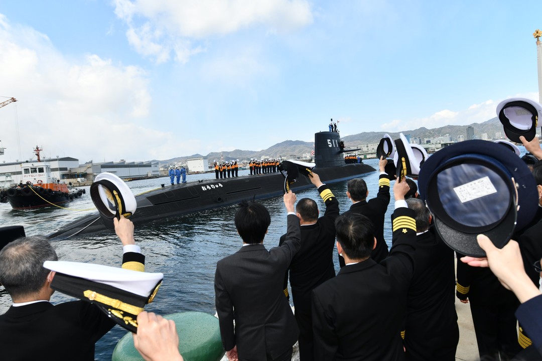 蒼龍型「凰龍號」潛艦駐紮吳港，也是首艘使用鋰離子電池的日本潛艦。