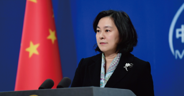 中國外交部發言人華春瑩，回擊中國威脅說，自比為獅子王。