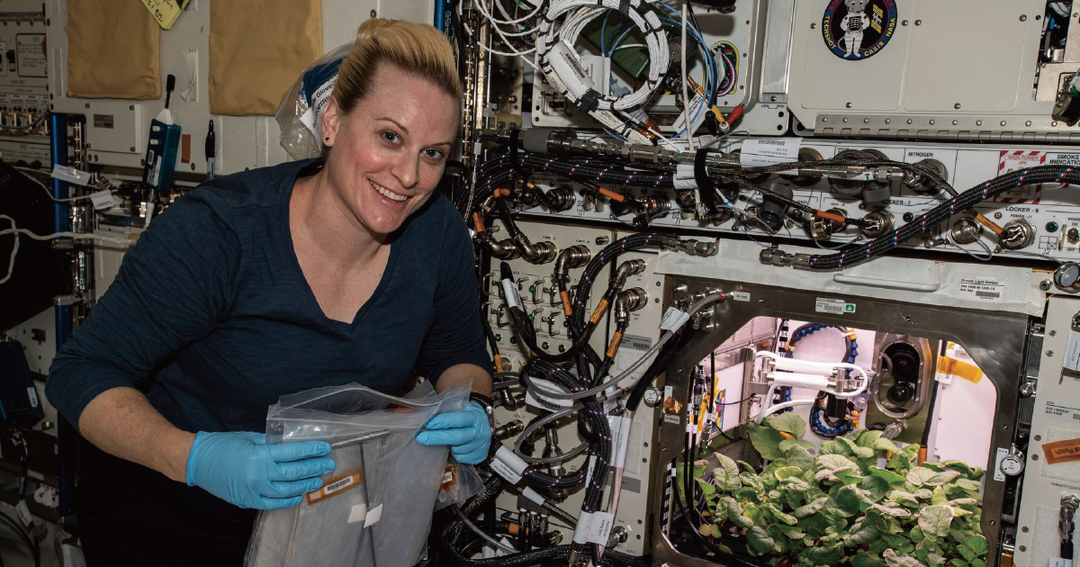 NASA成功在國際太空站收成蘿蔔等各種蔬菜，將有助於未來鎧空長途旅程的需求。