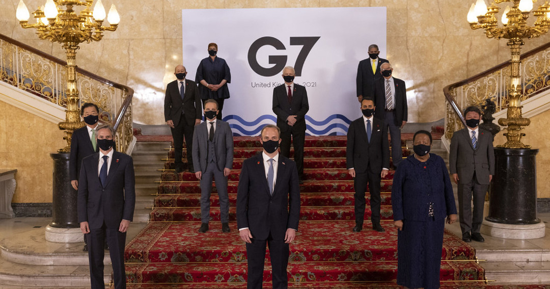 G7 聯合聲明提到中國和台灣